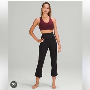 Lululemon Groove Super-High- Rise Flared Cropped Pants - Size 10
